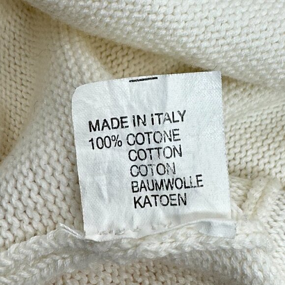 Versace White Multicolor Logo Crewneck Sweater - Picture 8 of 8